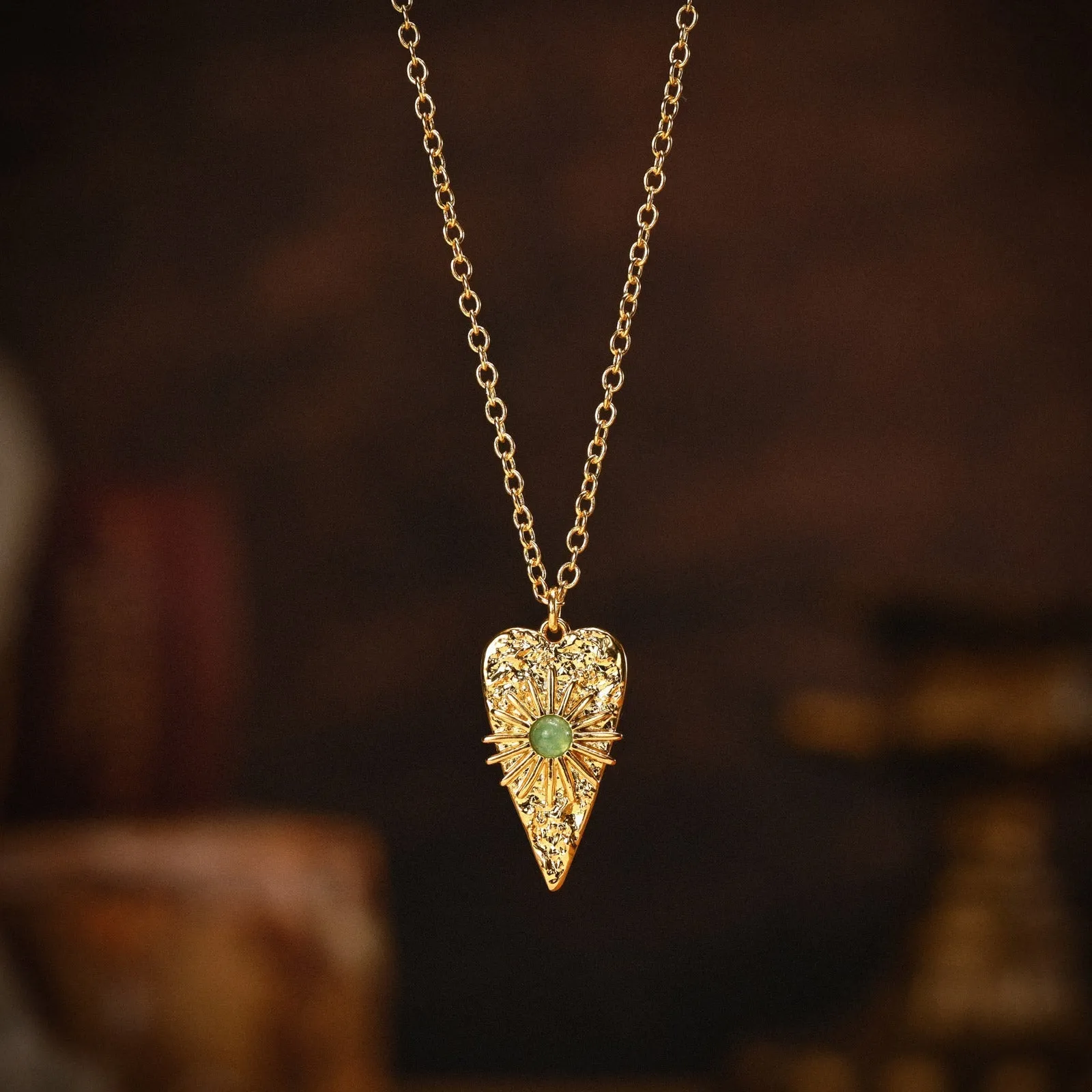 Gold Sun Necklace sold by Selenichast product image thumbnail 2