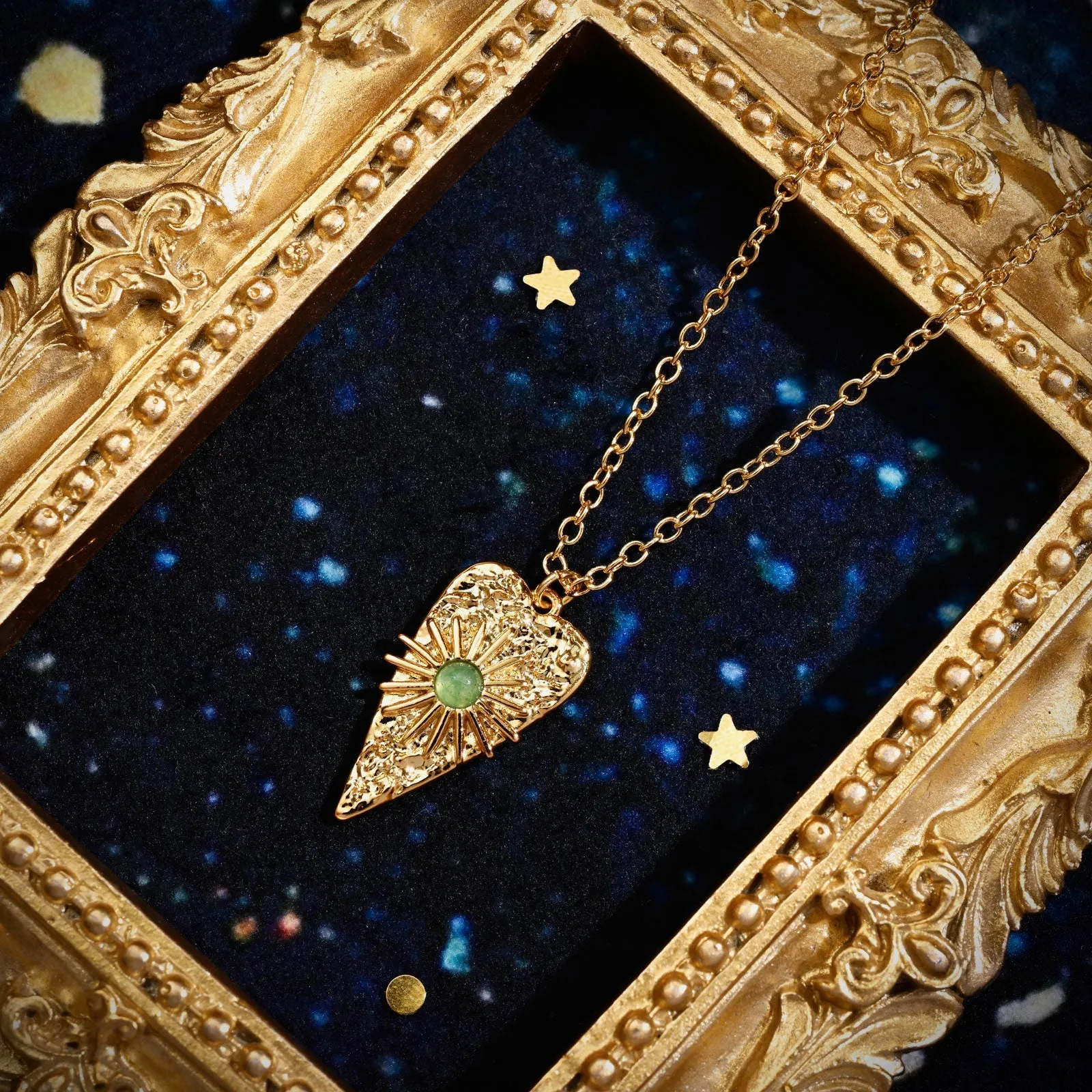 Gold Sun Necklace sold by Selenichast product image thumbnail 3