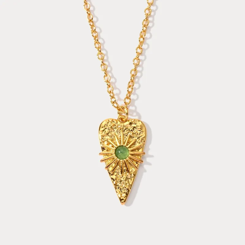 Gold Sun Necklace sold by Selenichast