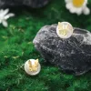 Butterfly Pearl Stud Earrings sold by Selenichast