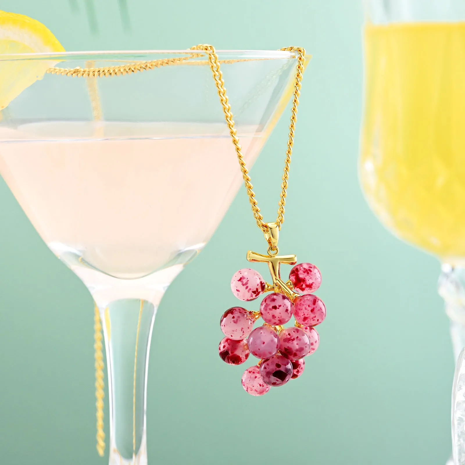 Purple Berry Pendant Necklace sold by Selenichast product image thumbnail 2