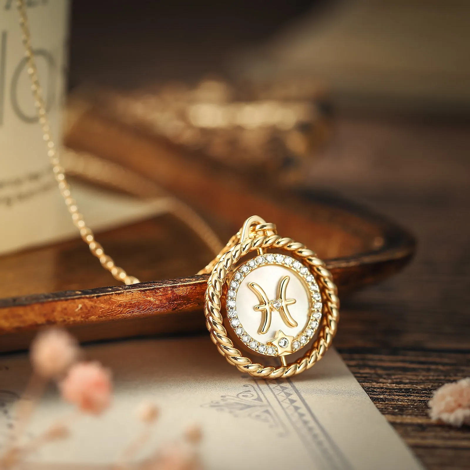 Pisces Galaxy Constellation Pendant Necklace sold by Selenichast product image thumbnail 2