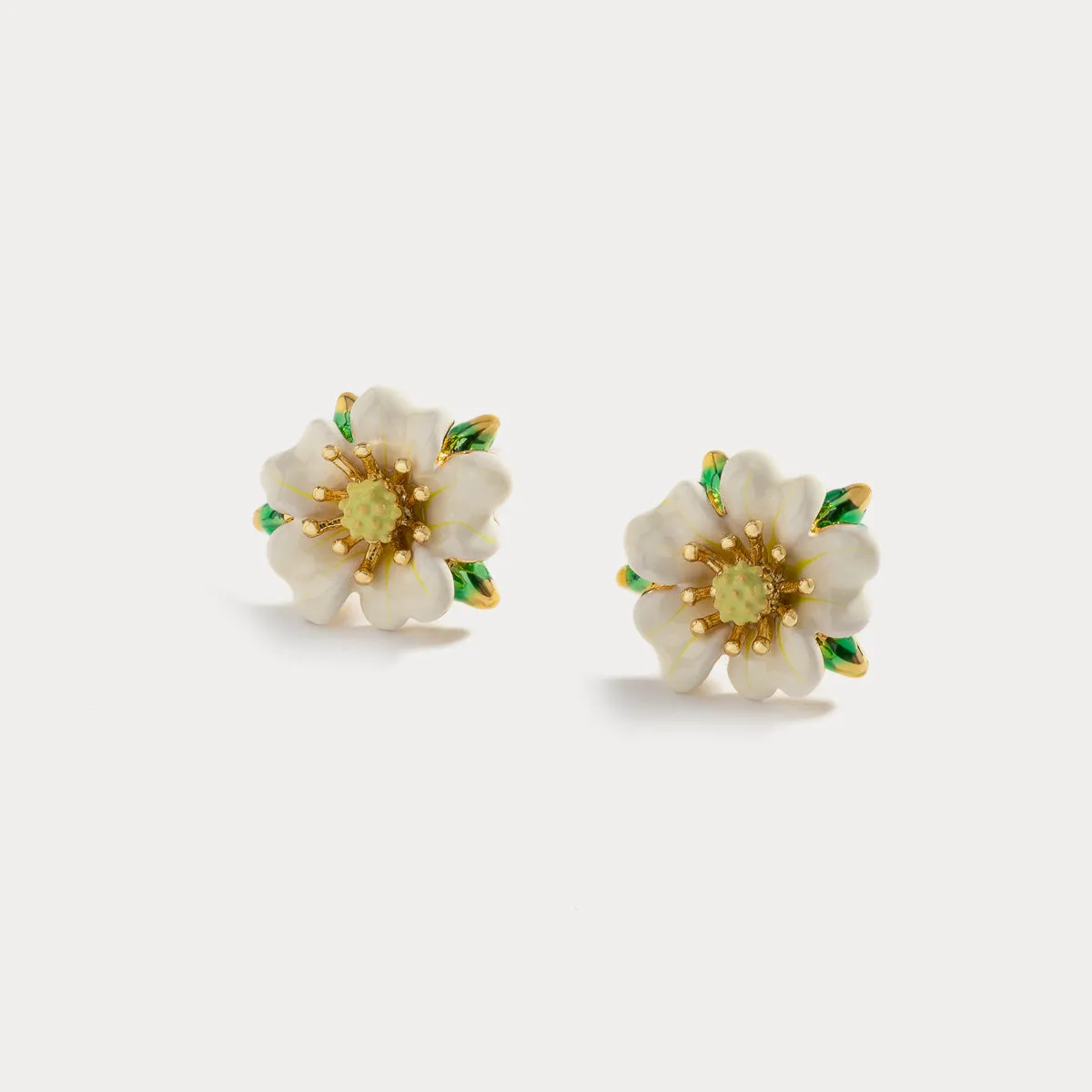 Strawberry Flower Earrings sold by Selenichast product image thumbnail 5