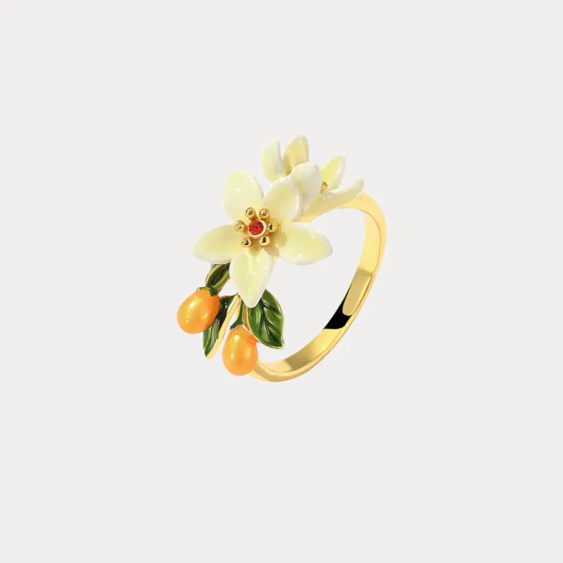 Orange Blossom Ring sold by Selenichast
