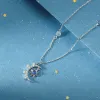 Moon & Eight-pointed Star Necklace sold by Selenichast