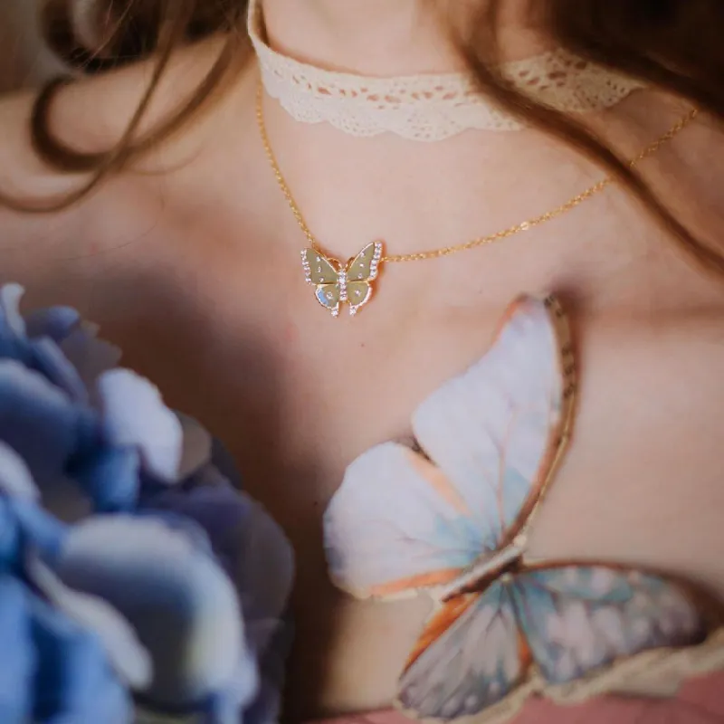 Butterfly Necklace sold by Selenichast