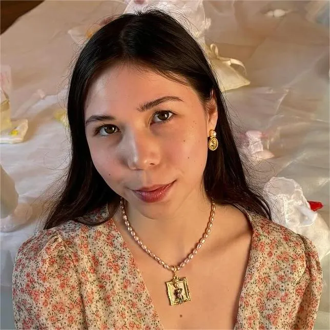 Wild Rose Oil Painting Earrings sold by Selenichast product image thumbnail 5