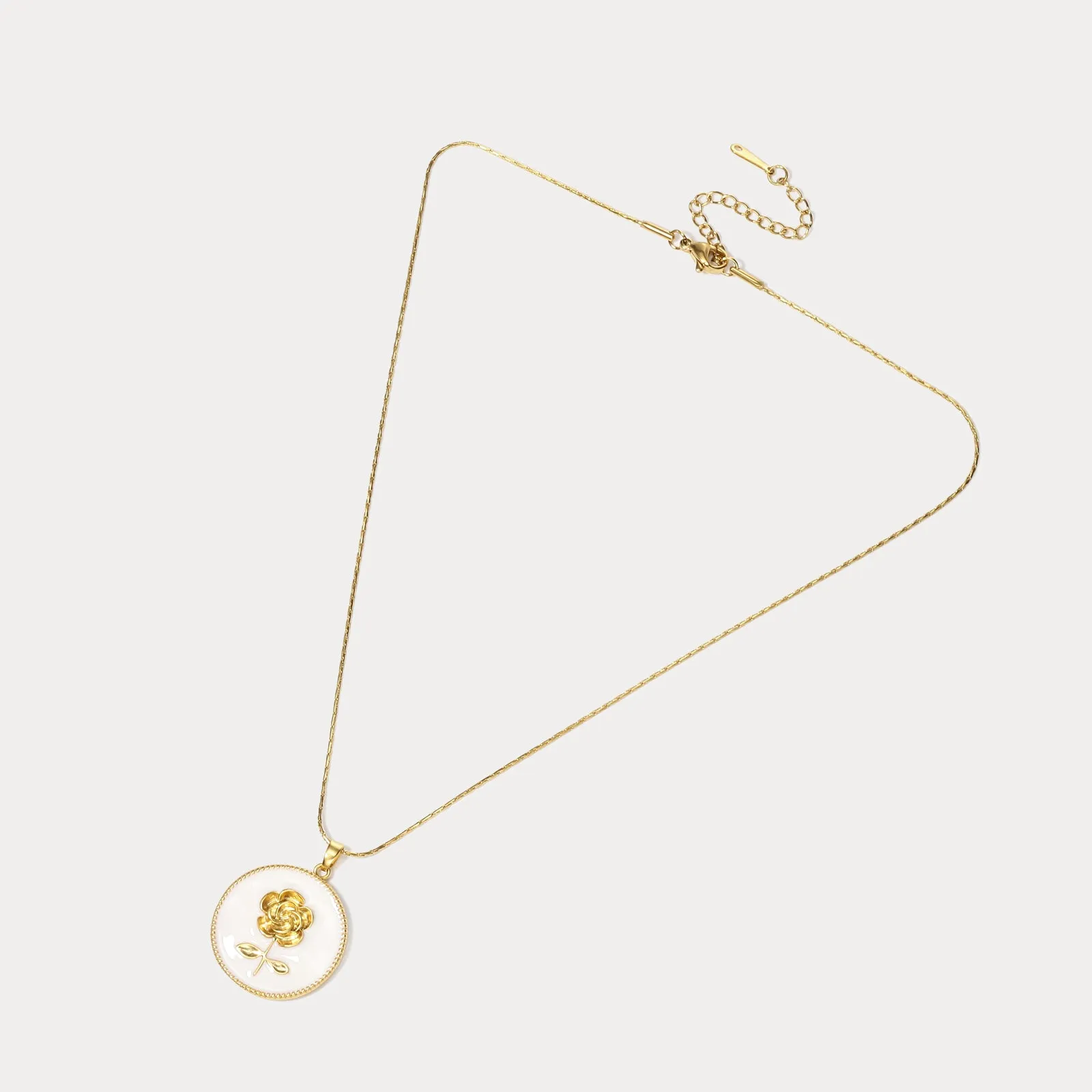 Vintage Rose Necklace sold by Selenichast product image thumbnail 5