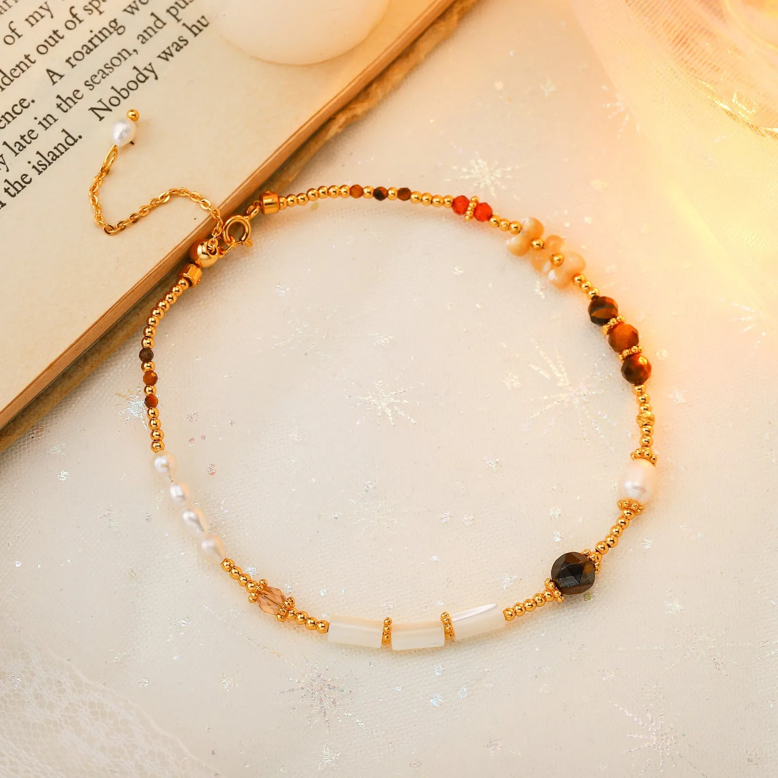 Beach Beaded Anklet sold by Selenichast product image thumbnail 4