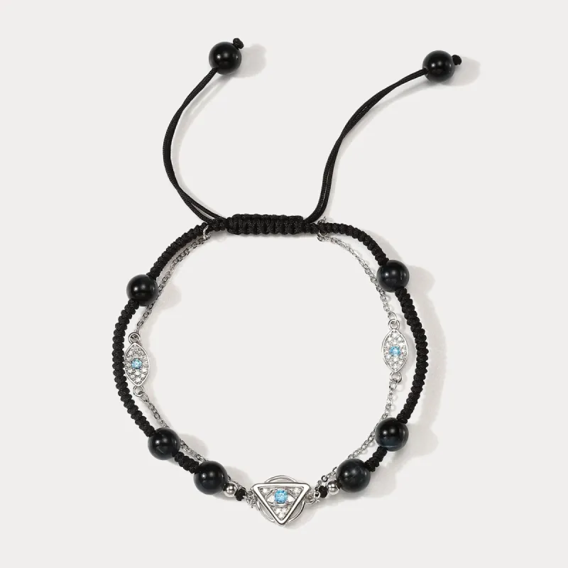 Evil Eye Braided Bracelet sold by Selenichast