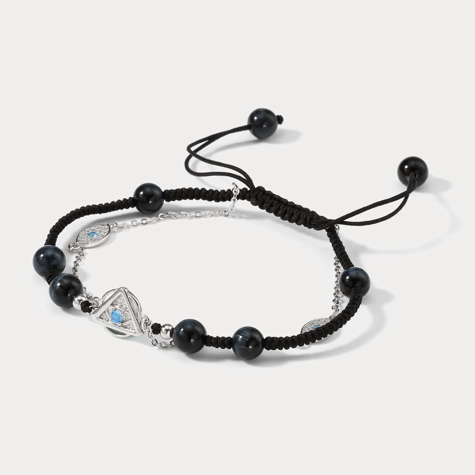 Evil Eye Braided Bracelet sold by Selenichast product image thumbnail 5