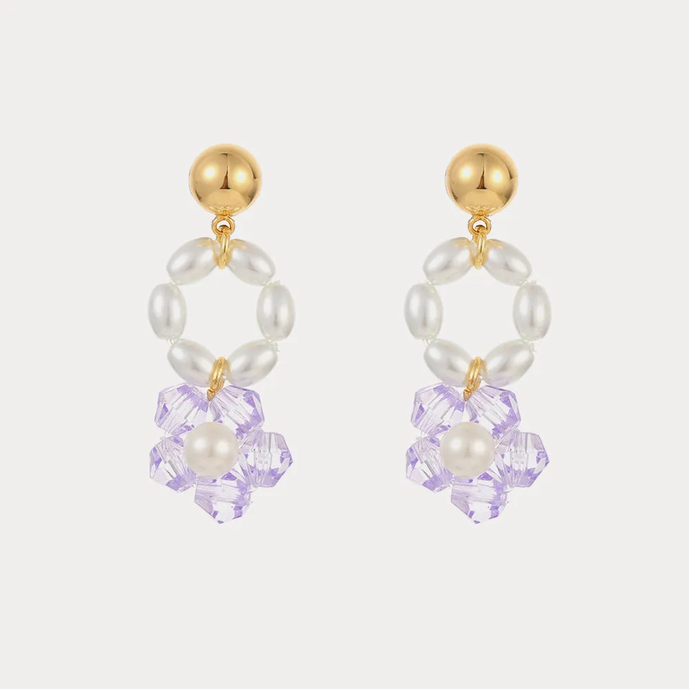 Lavender Earrings sold by Selenichast product image thumbnail 3