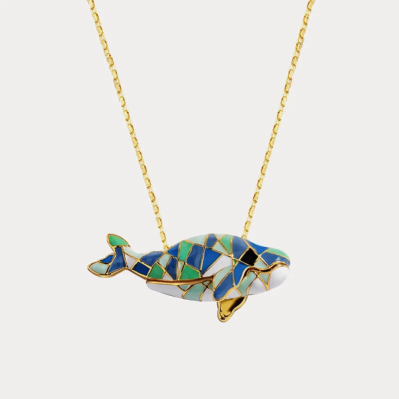 Whale Necklace sold by Selenichast