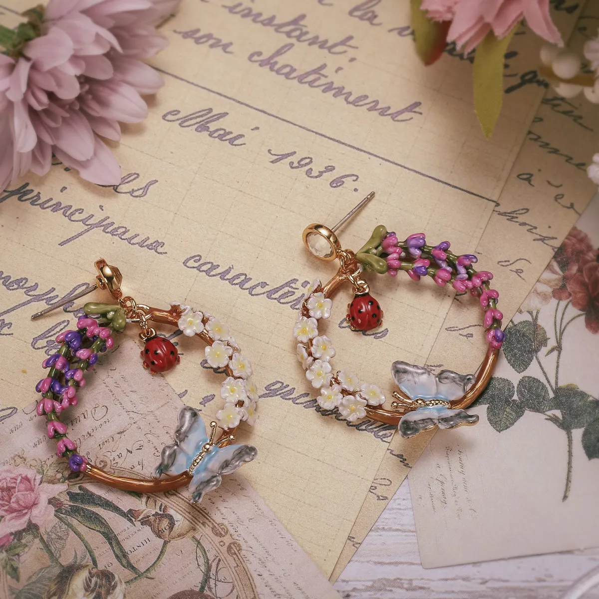 Garden Butterfly Earrings sold by Selenichast product image thumbnail 4