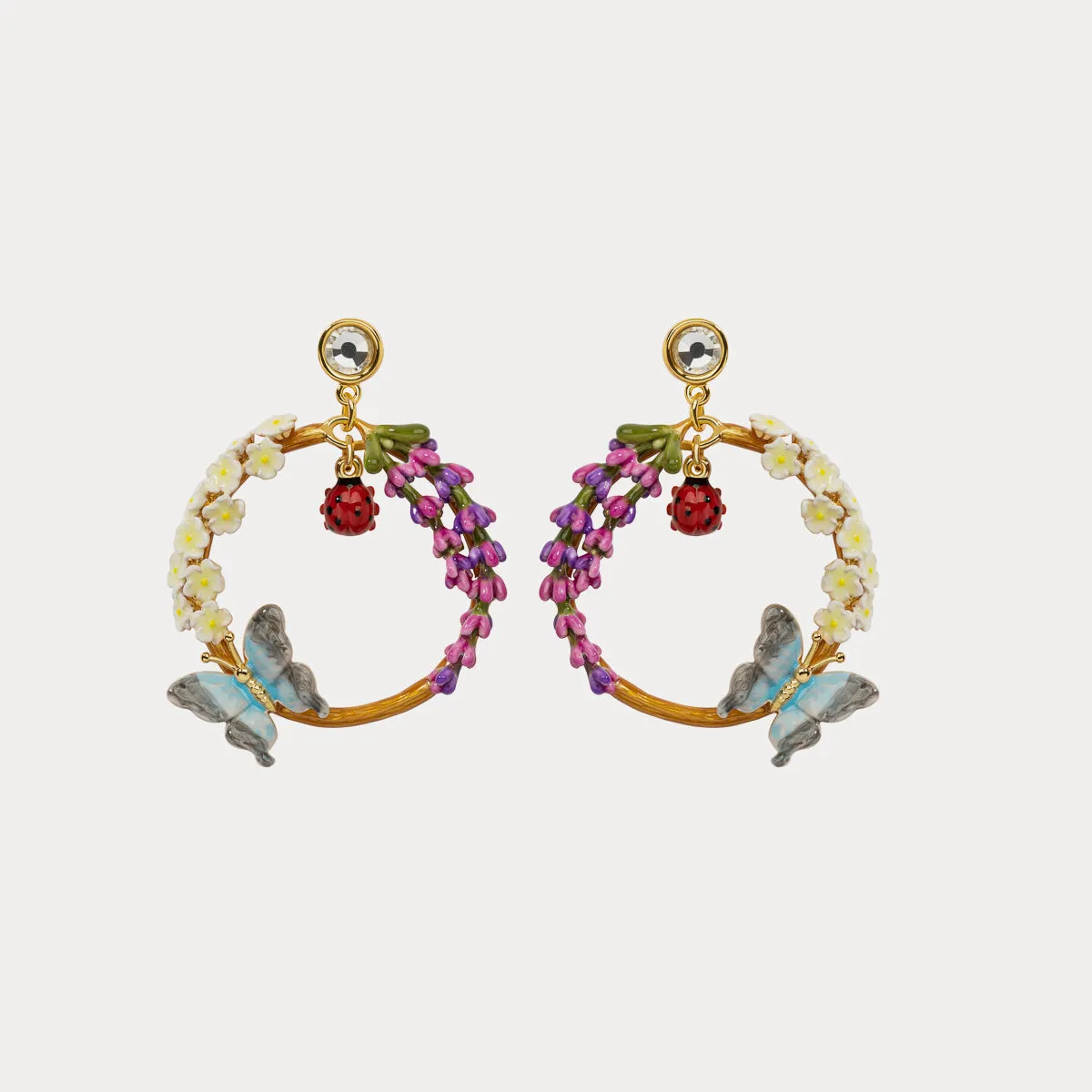 Garden Butterfly Earrings sold by Selenichast