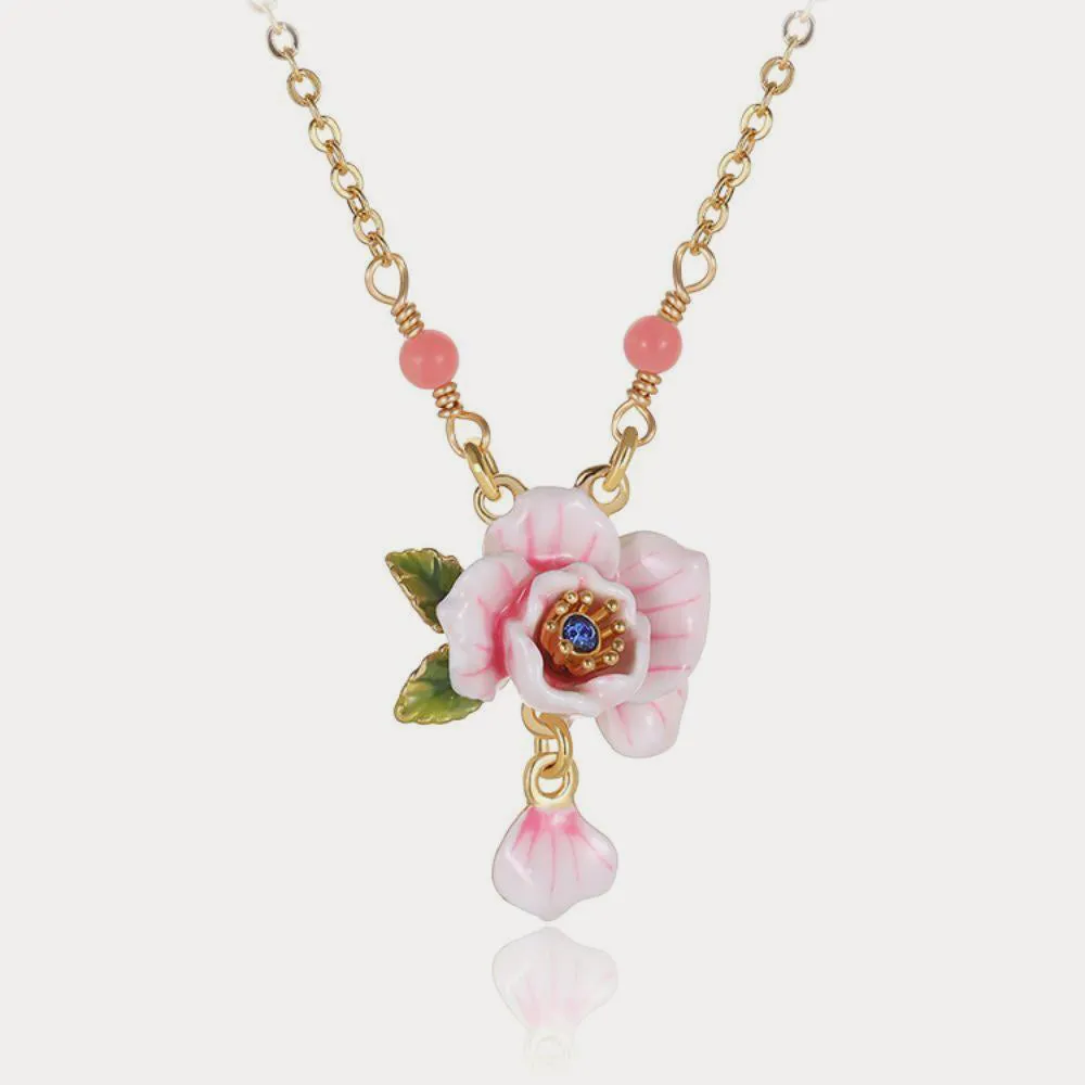Pink Rose Necklace sold by Selenichast product image thumbnail 5