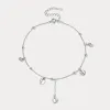 Silver Heart Charm Anklet sold by Selenichast