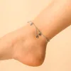 Silver Heart Charm Anklet sold by Selenichast