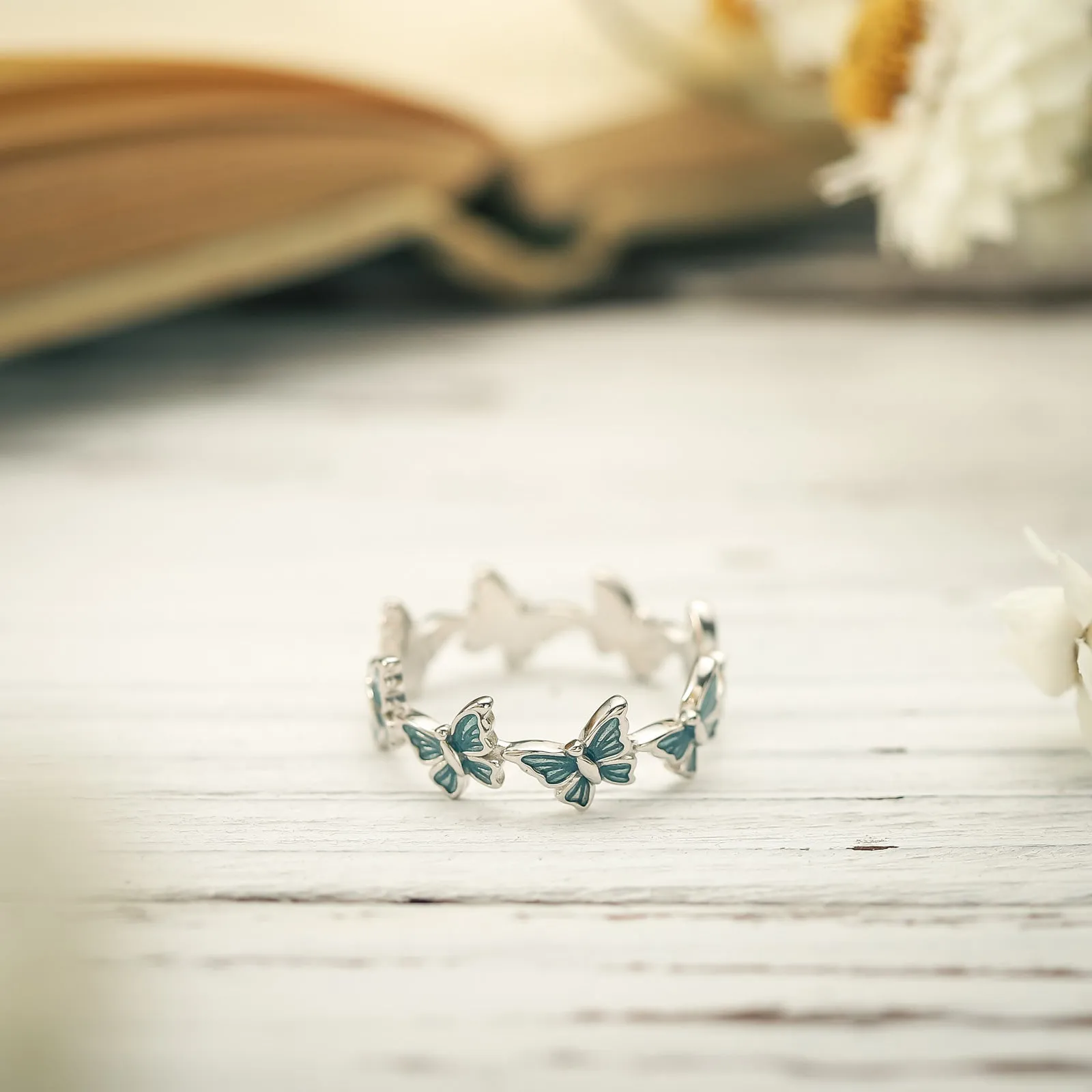 Blue Butterfly Ring sold by Selenichast product image thumbnail 4