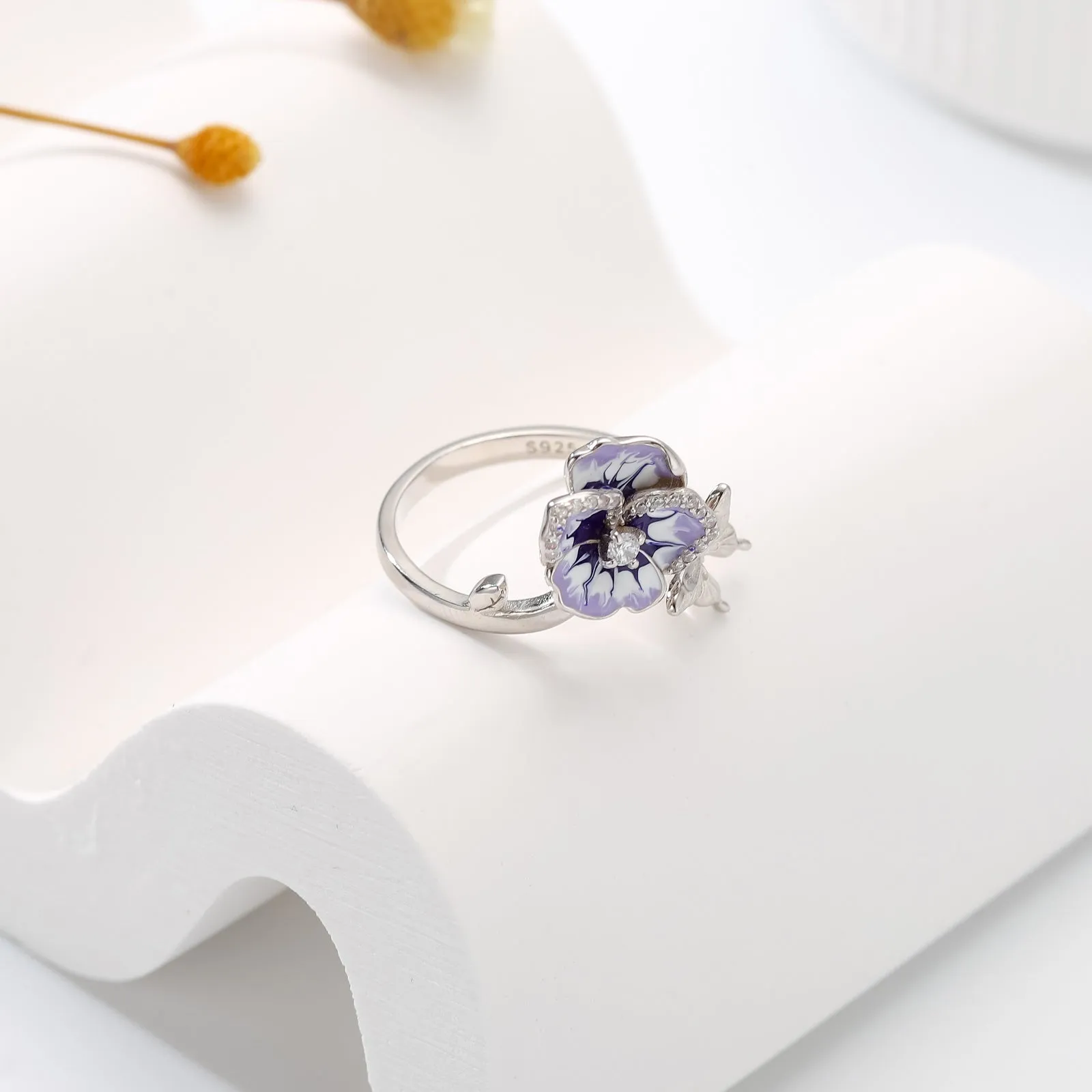 Pansy Butterfly Ring sold by Selenichast product image thumbnail 3