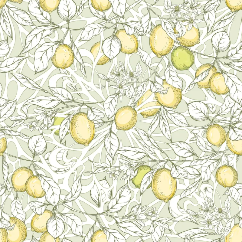 Lemon Square Scarf sold by Selenichast