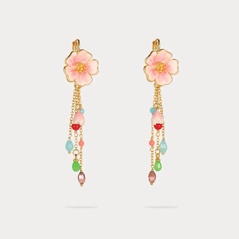 Cherry Blossom Earrings sold by Selenichast