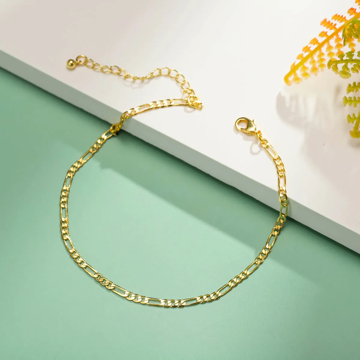 Figaro Chain Anklet sold by Selenichast product image thumbnail 5