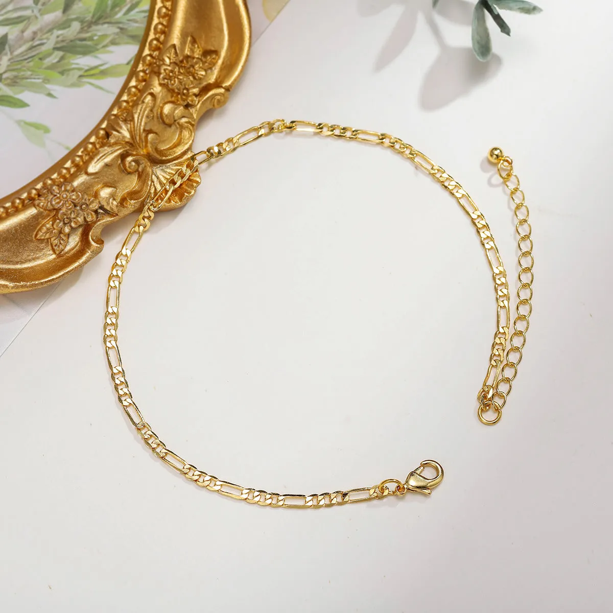 Figaro Chain Anklet sold by Selenichast product image thumbnail 4