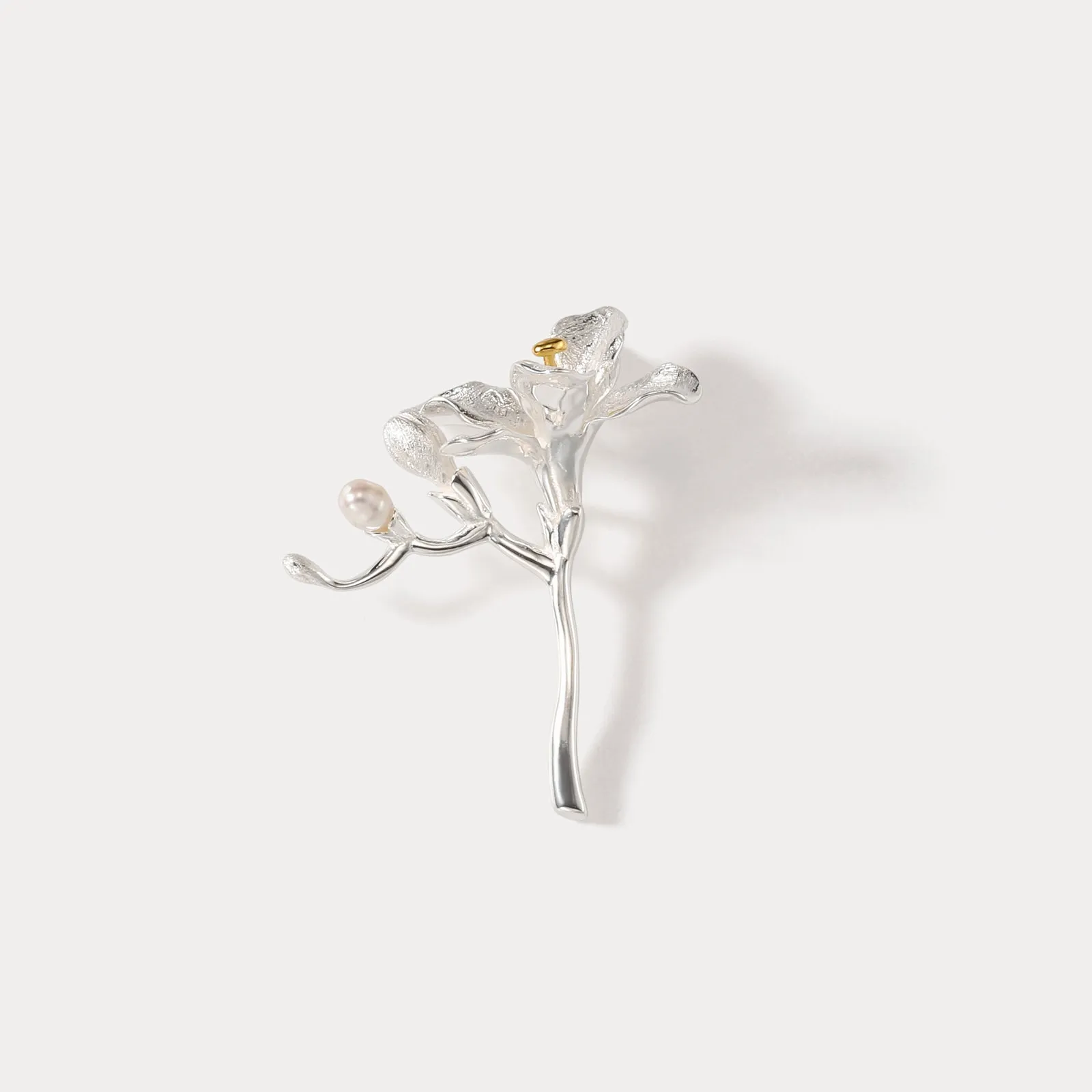 Silver Freesia Brooch sold by Selenichast