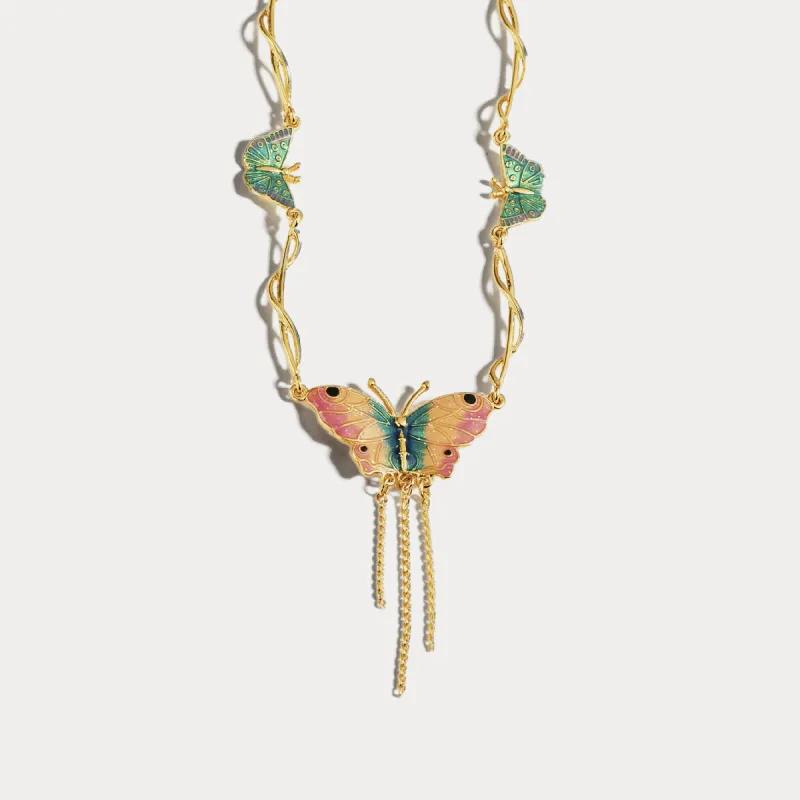 Butterfly Necklace sold by Selenichast
