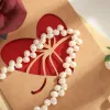 Interlaced Pearl Necklace sold by Selenichast