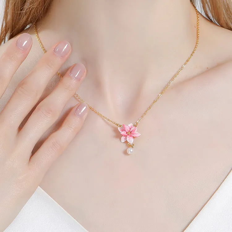 Magnolia Necklace sold by Selenichast product image thumbnail 2