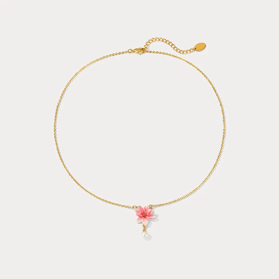 Magnolia Necklace sold by Selenichast product image thumbnail 5