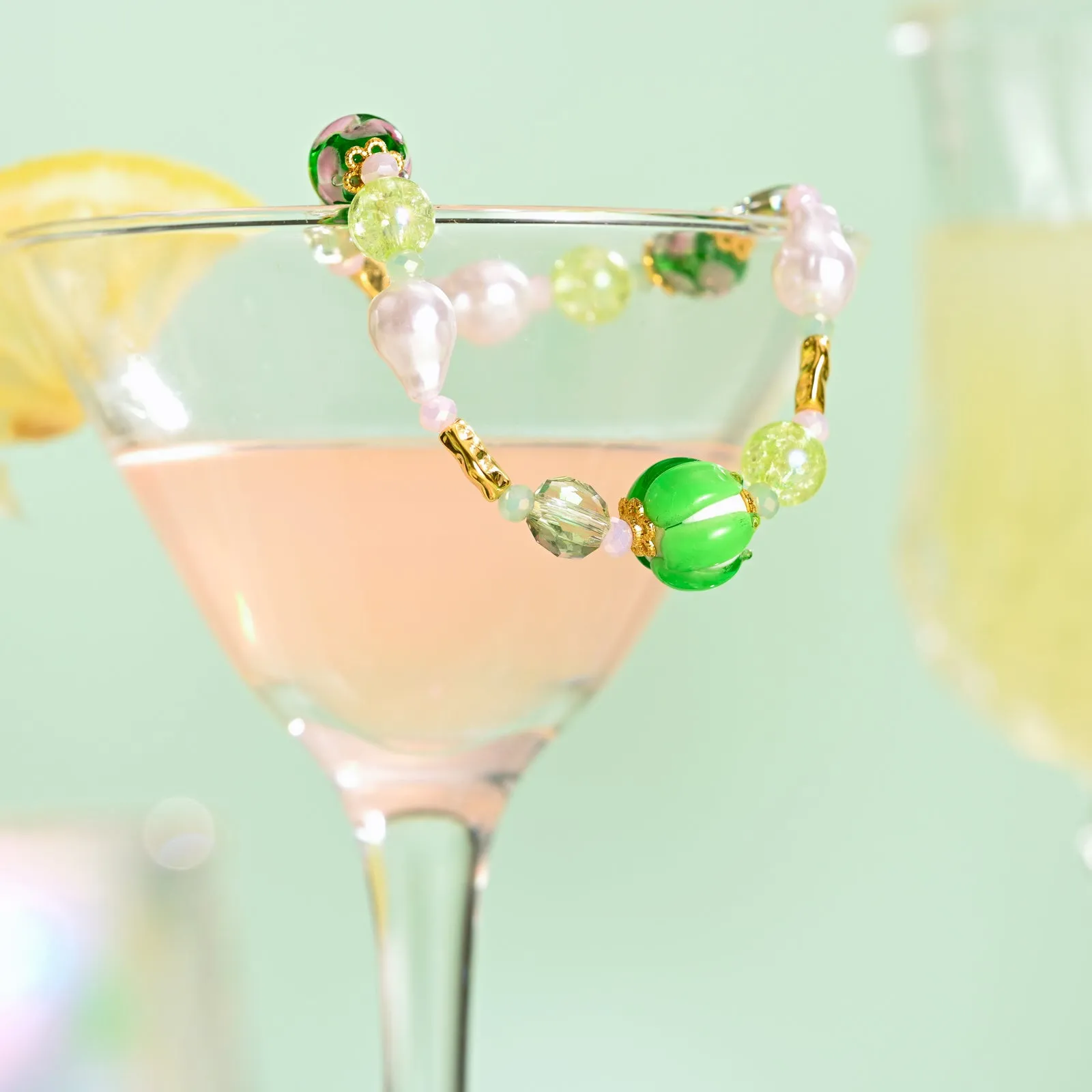 Lotus Pearl Beaded Bracelet sold by Selenichast product image thumbnail 2