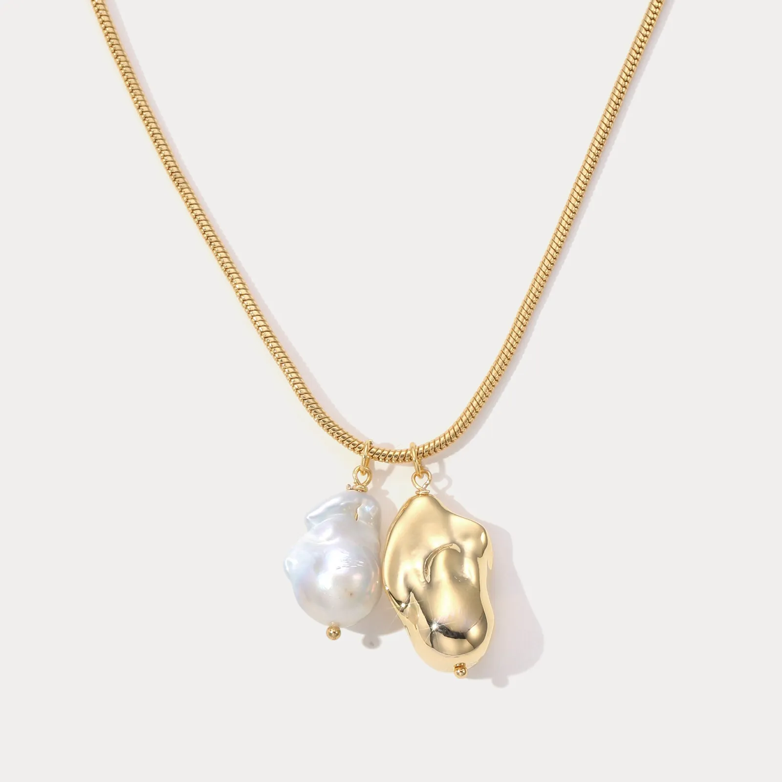 Baroque Pearl Necklace sold by Selenichast