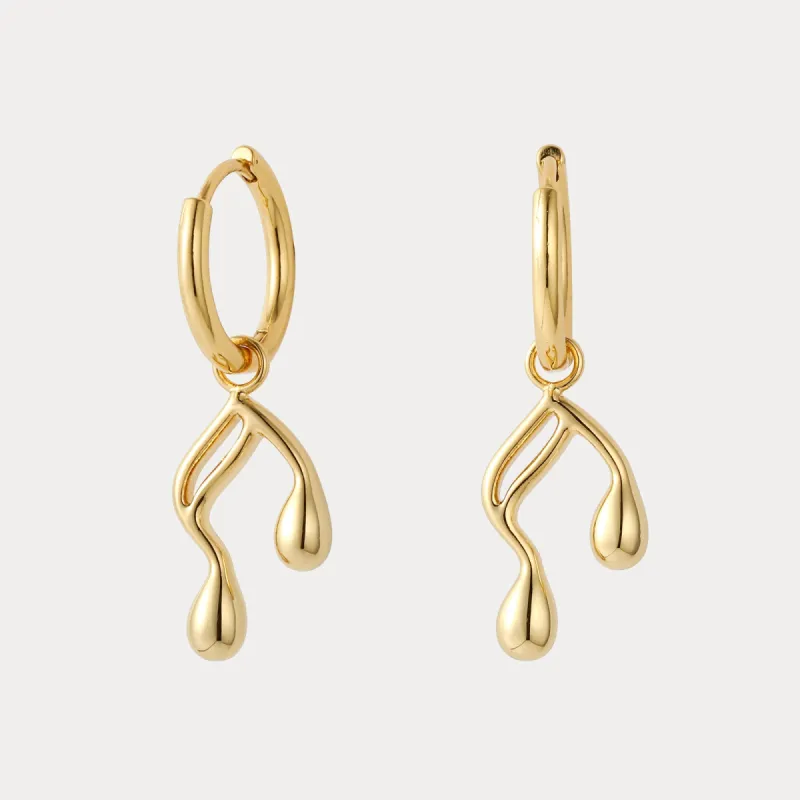 Music Note Earrings sold by Selenichast