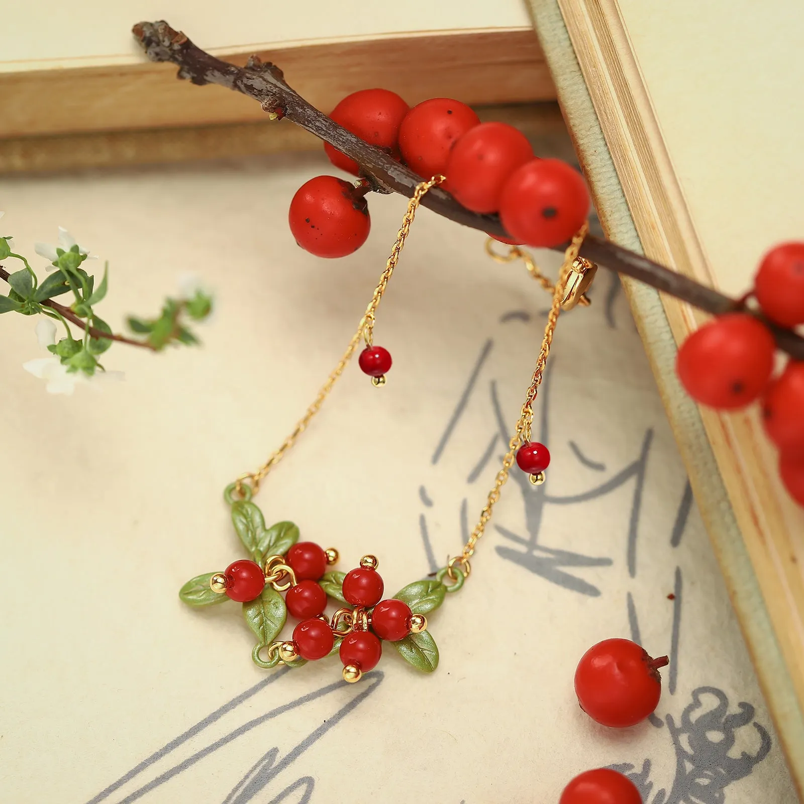 Cranberry Bracelet sold by Selenichast product image thumbnail 5