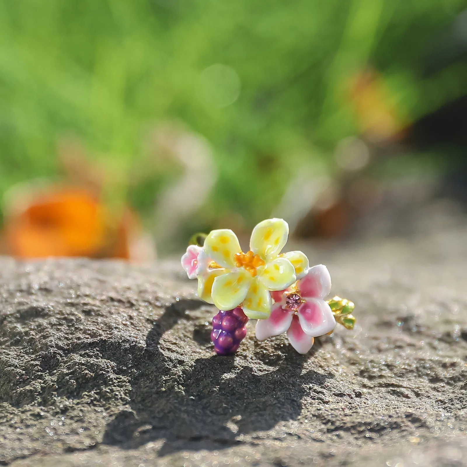 Sweet Grape Flower Ring sold by Selenichast product image thumbnail 5
