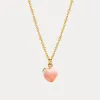Peach Enamel Necklace sold by Selenichast