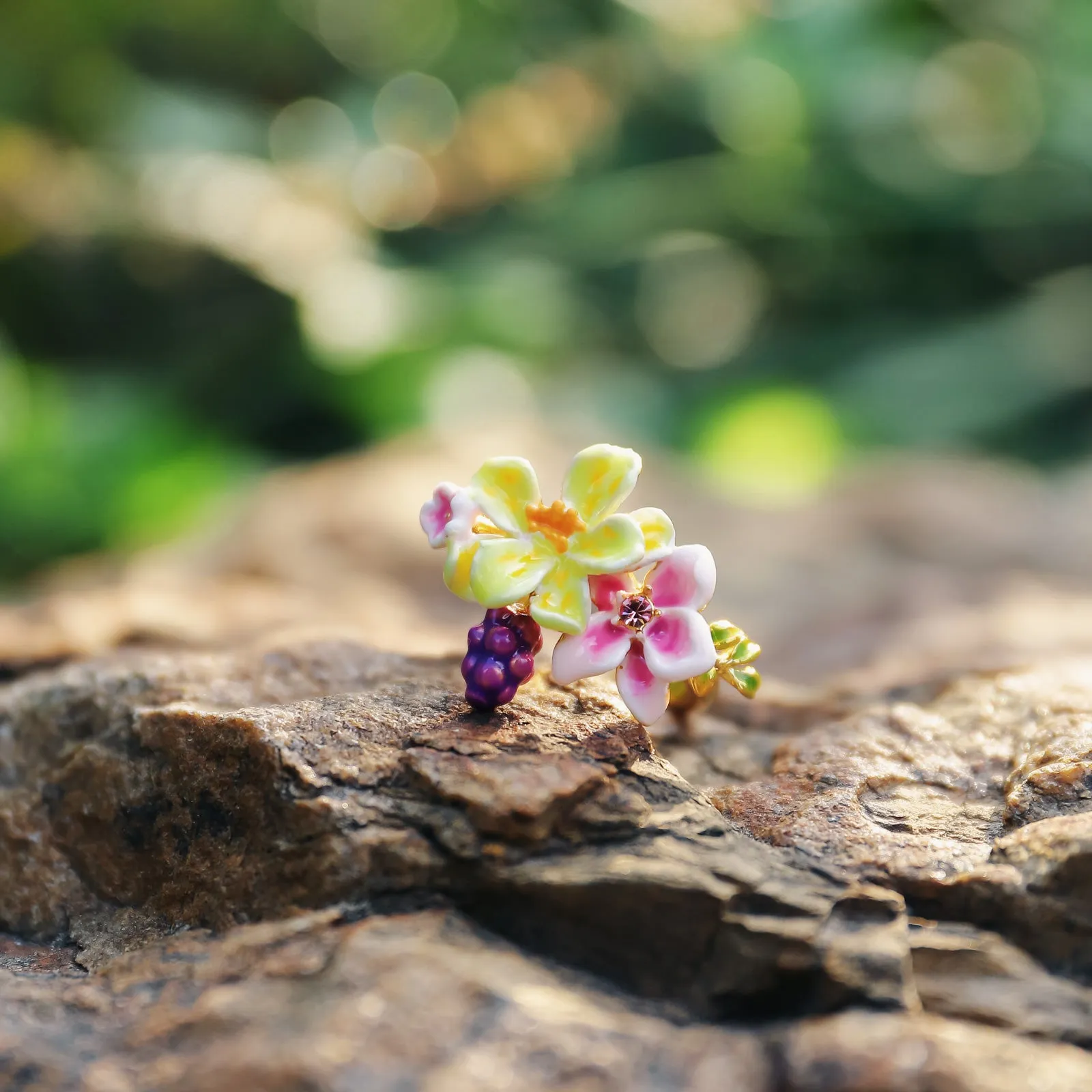 Sweet Grape Flower Ring sold by Selenichast product image thumbnail 4