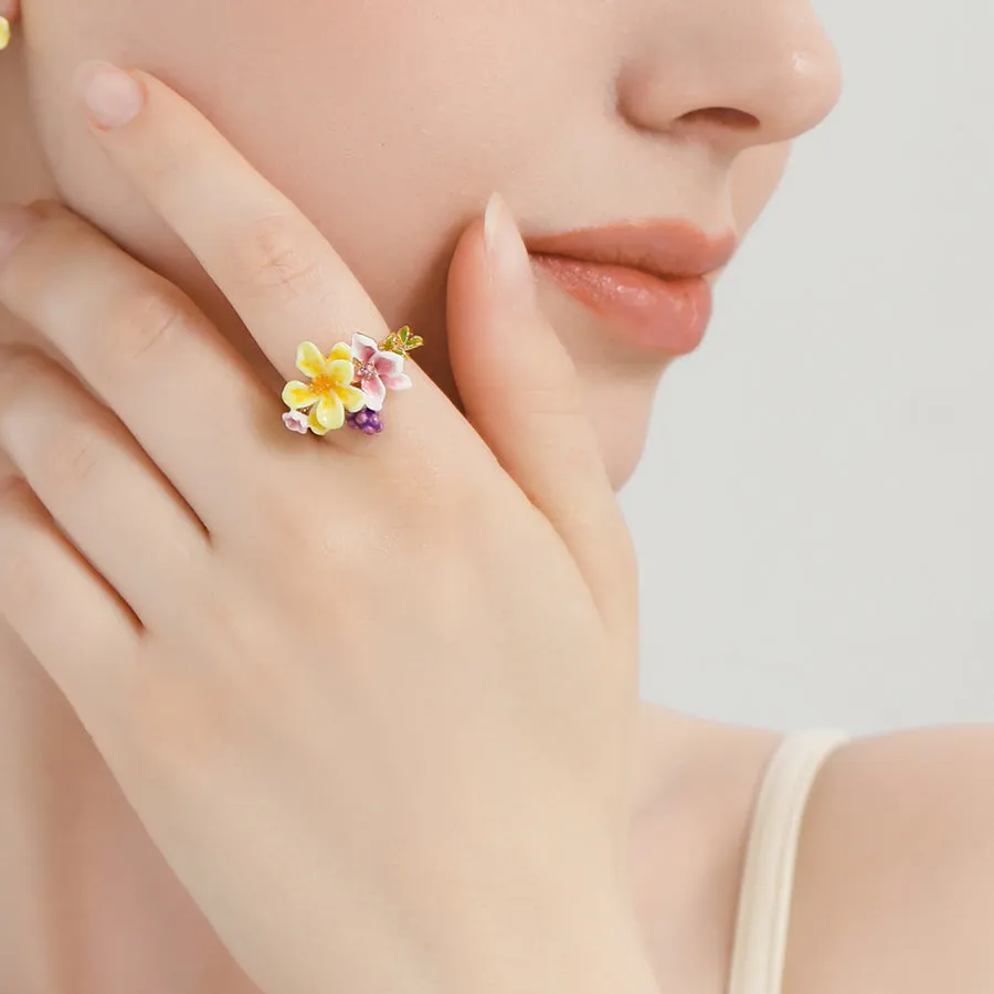 Sweet Grape Flower Ring sold by Selenichast product image thumbnail 2