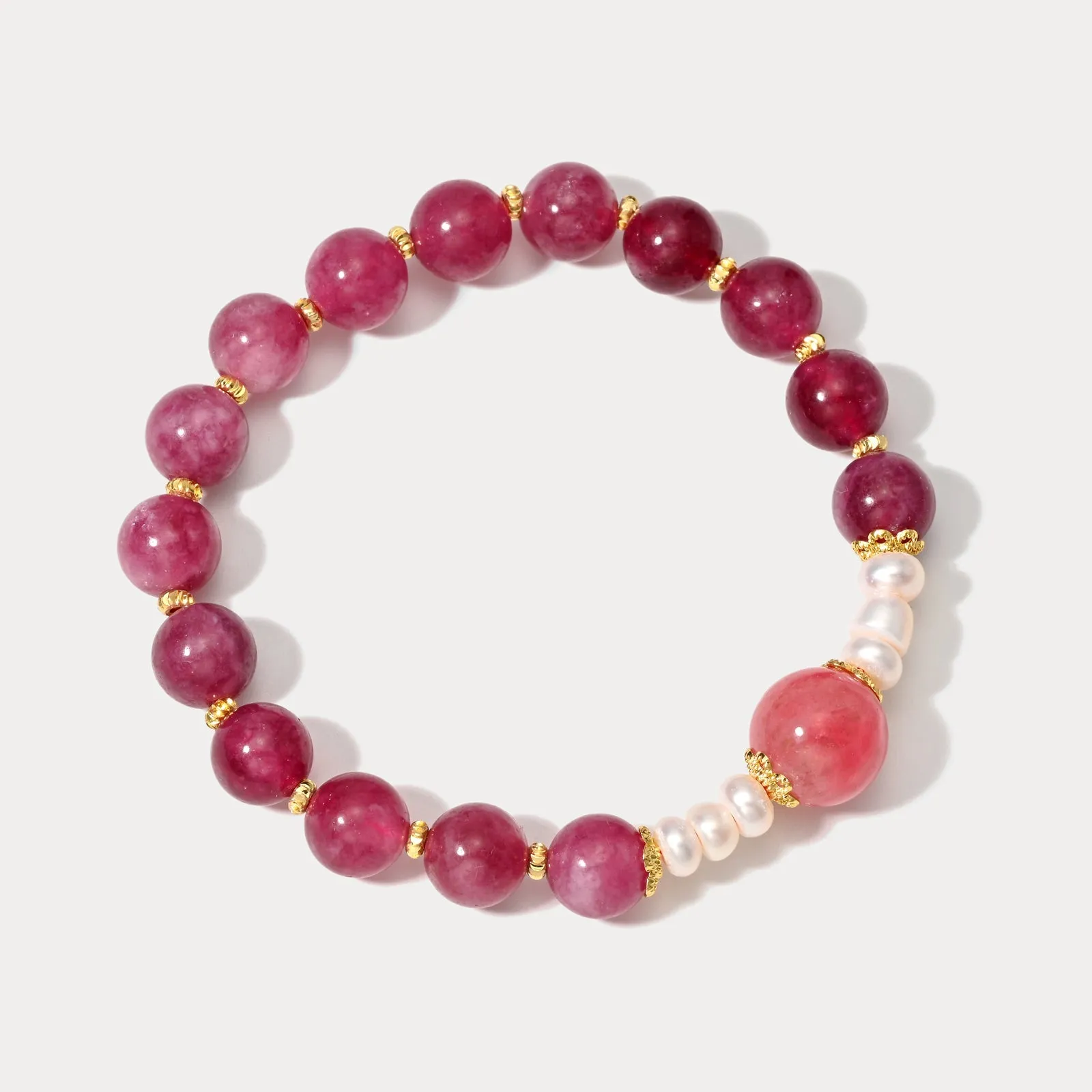 Purple Beaded Bracelets sold by Selenichast product image thumbnail 4