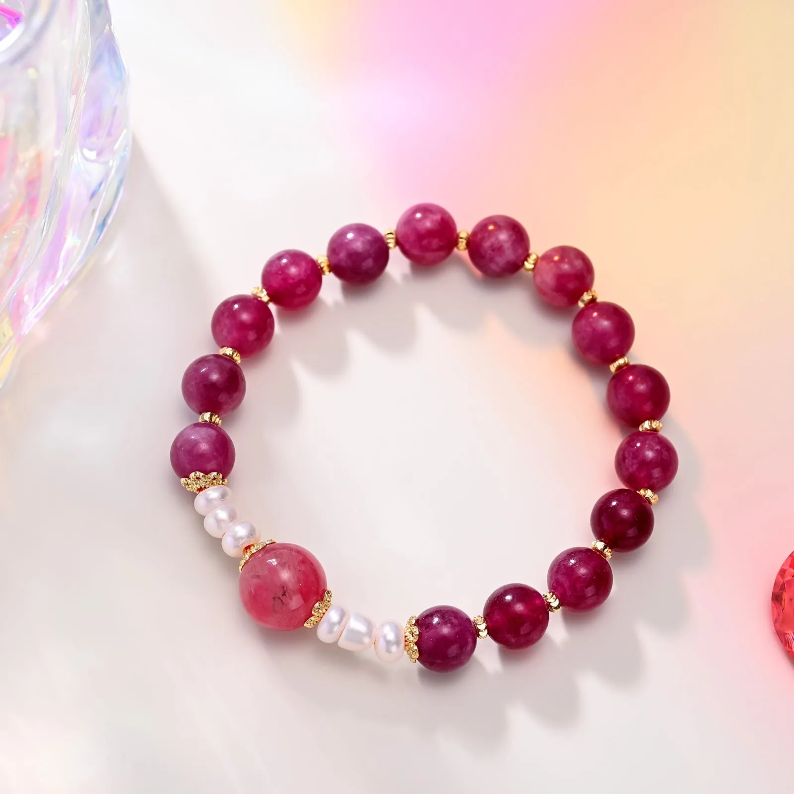 Purple Beaded Bracelets sold by Selenichast product image thumbnail 2