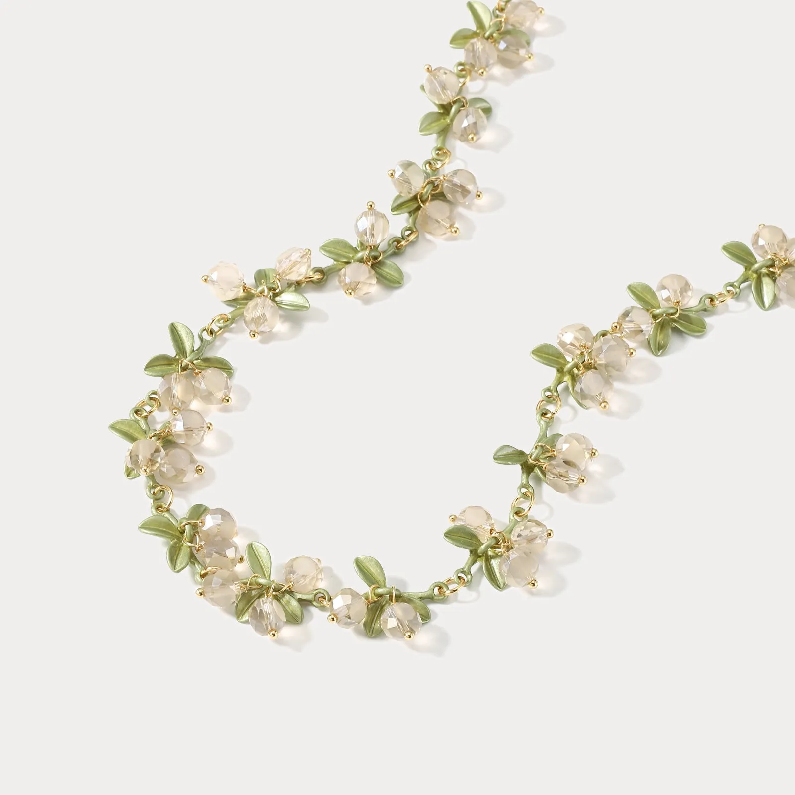 White Currant Necklace sold by Selenichast product image thumbnail 3