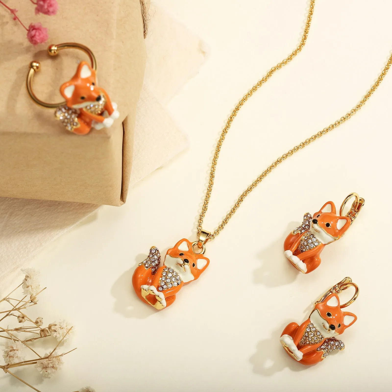 Fox Gift Set with Gift Wrapping sold by Selenichast