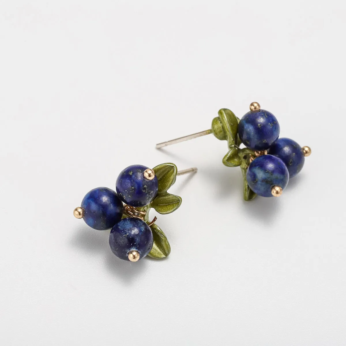 Blueberry Stud Earrings sold by Selenichast product image thumbnail 4