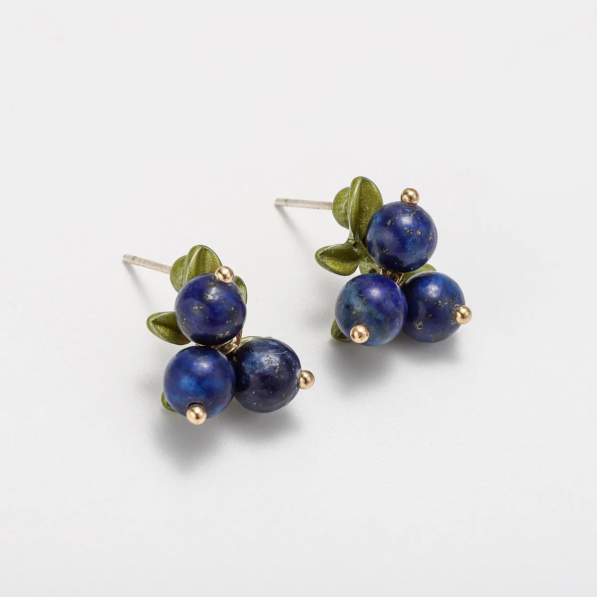 Blueberry Stud Earrings sold by Selenichast product image thumbnail 3