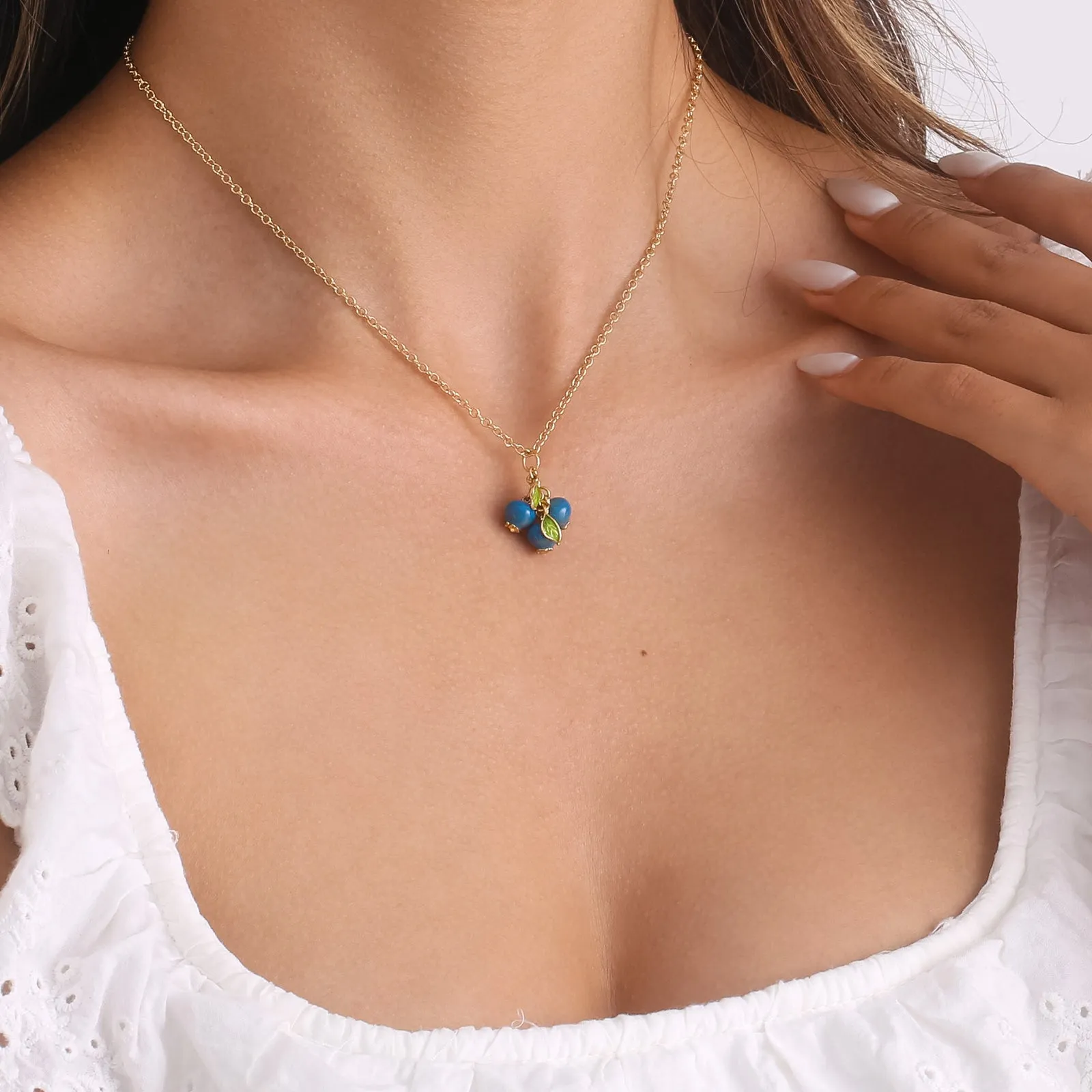 Blueberry Necklace sold by Selenichast product image thumbnail 3