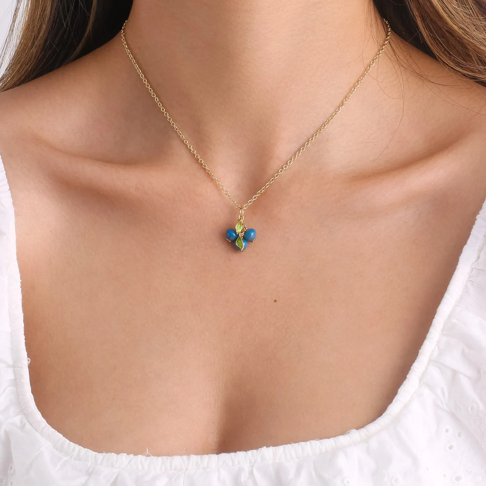 Blueberry Necklace sold by Selenichast product image thumbnail 4
