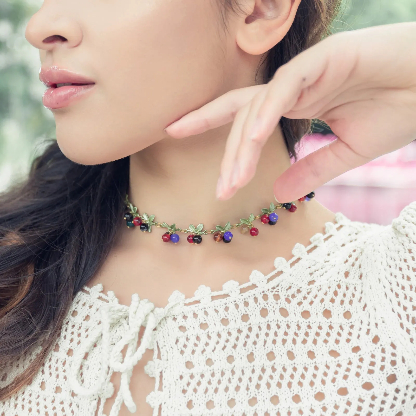 Multi Berry Necklace sold by Selenichast product image thumbnail 3